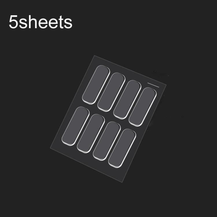 5 feuilles/paquet de bandes antichoc transparentes invisibles autocollantes pour armoires et coins de bureau, 35 x 10 mm, 63 x 10 mm, 150 x 15 mm