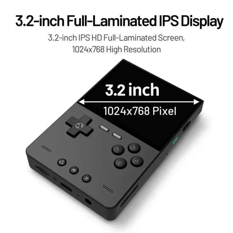 Console de poche portable TRIMUI BRICK, open source, sans fil Bluetooth, HD, rétro arcade, sans carte mémoire, 64 Go, 128 Go, 256 Go