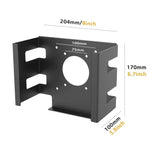 For Mac Studio Under Desk Metal Bracket Cooling Storage Wall Mount Stand