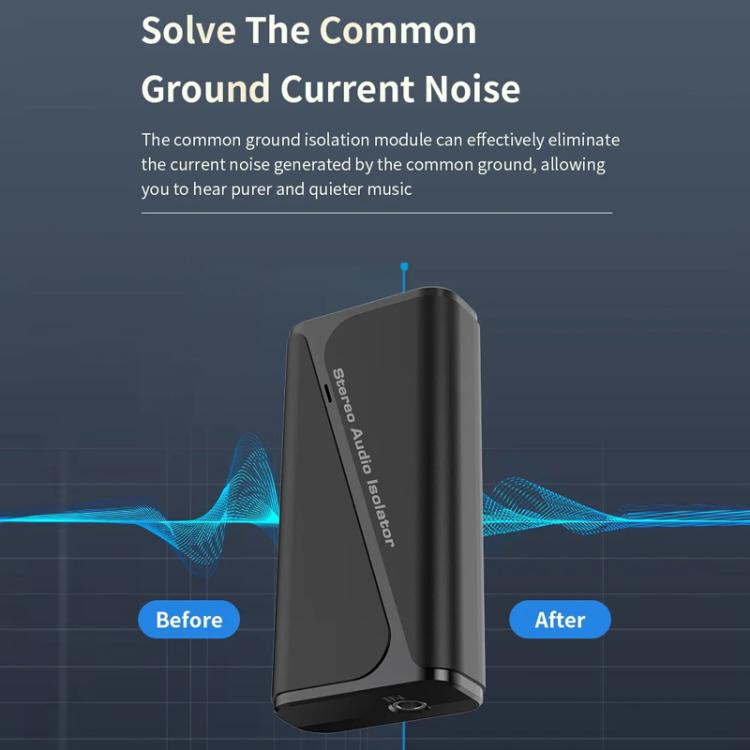 Récepteur isolateur audio Bluetooth 5.4 à masse commune, anti-interférence et réducteur de bruit, M29