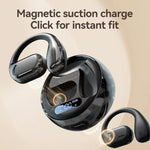 Écouteurs Bluetooth supra-auriculaires à affichage numérique avec traduction IA intelligente M76