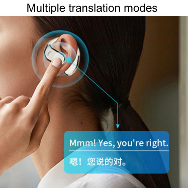 Écouteurs Bluetooth supra-auriculaires à affichage numérique avec traduction IA intelligente M76