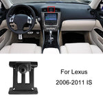 For Lexus Car Special Mobile Phone Navigation Bracket Base, 06-11 ES, 06-11 IS, 09-14 RX, 11-21 CT, 13-17 ES, 15-22 RX, 16-19 LX570, 16-21 NX, 18-20 ES, 18-21 LS, 19-21 UX, 21-22 ES, 22 NX