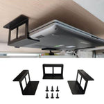 Support de rangement métallique invisible pour ordinateur portable, tablette et mini PC sous le bureau, 4,8 cm, 6,8 cm
