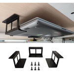 Support de rangement métallique invisible pour ordinateur portable, tablette et mini PC sous le bureau, 4,8 cm, 6,8 cm