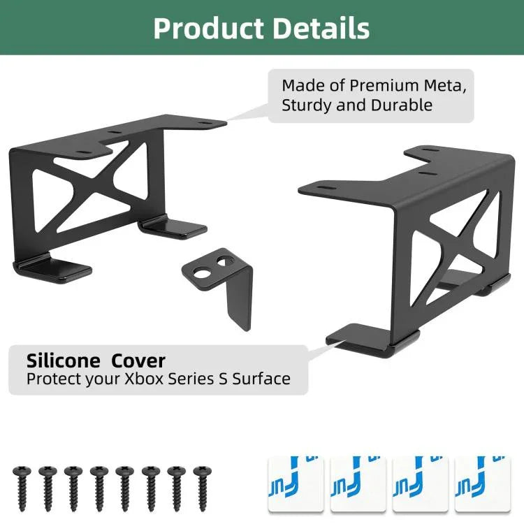 Support de rangement sous bureau pour Xbox One S/X et Xbox 360