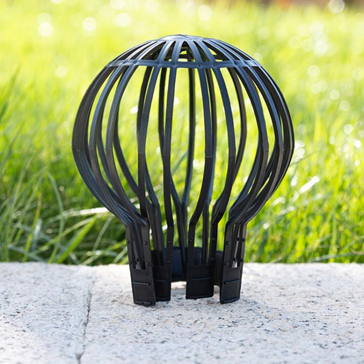 Couvercle de Filtre de Système de Drainage de Jardin, Tuyau de Fuite de Gouttière, Entonnoir de Curage Protecteur, Sphérique, Vertical