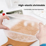 150 pièces / paquet bonnet de douche jetable, imperméable, transparent, 23,5 cm, PE
