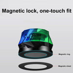 RK-C250 Portable RGB Atmosphere Light Magnetic Bluetooth Speaker with Wireless Charging Function, RK-C250