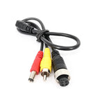 Car Camera Adapter Connector Wire 50cm, 4 Pin Aviation Female To RCA Female DC Male, 4 Pin Aviation Female To RCA Female DC Female, 4 Pin Aviation Female To RCA Male DC Male, 4 Pin Aviation Male To RCA Female DC Male                                    ...