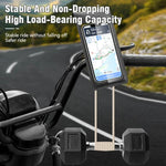 Sac étanche pour téléphone de vélo avec support rotatif à 360 degrés, support pour téléphone portable de moto, modèle guidon, modèle rétroviseur