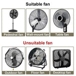 Housse de protection étanche et anti-poussière pour ventilateur industriel d'extérieur, 61 x 19 x 61 cm, 78 x 22 x 78 cm, 120 x 55 x 120 cm