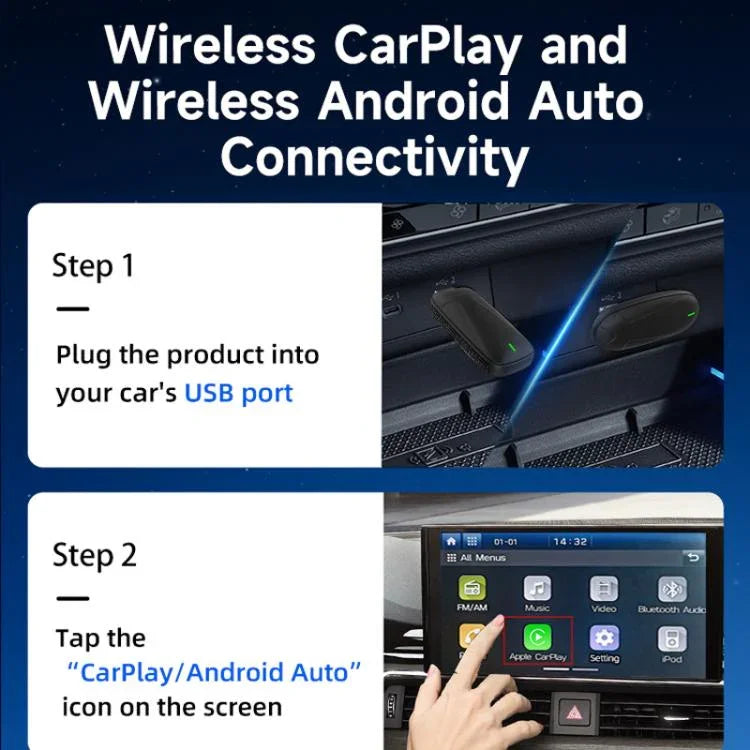 Adaptateur de boîte Carplay filaire à sans fil Connecteur de voiture Android, MINI SE X1AIR Noir, MINI SE X2AIR Noir