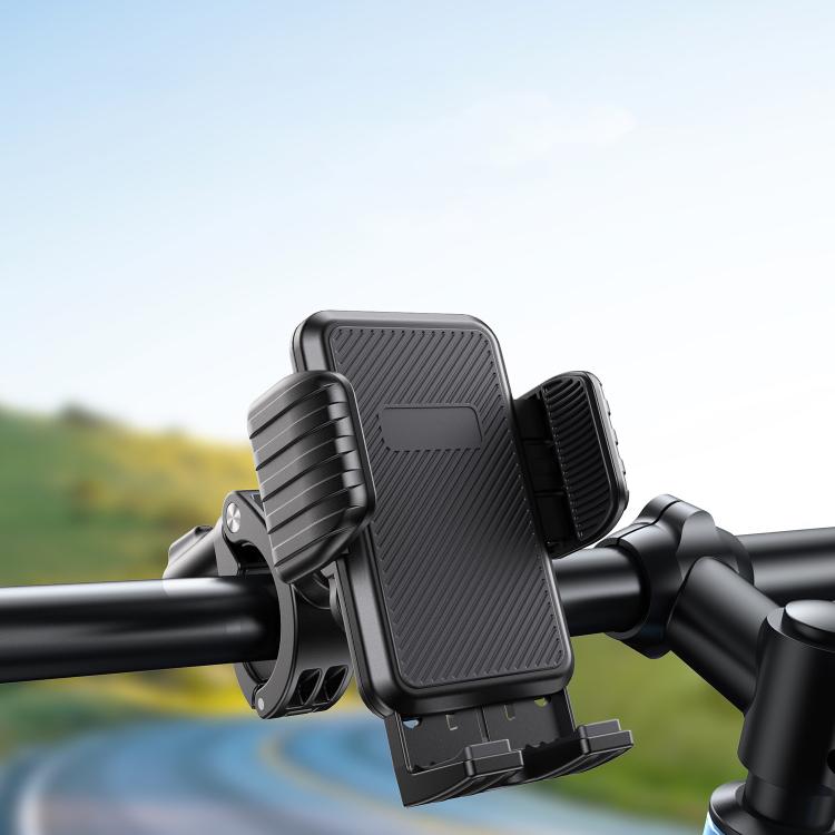 Support de téléphone avec absorption des chocs pour vélo et moto, support de navigation gravitationnel