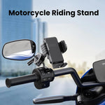 Support de téléphone avec absorption des chocs pour vélo et moto, support de navigation gravitationnel