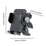 Support de téléphone avec absorption des chocs pour vélo et moto, support de navigation gravitationnel