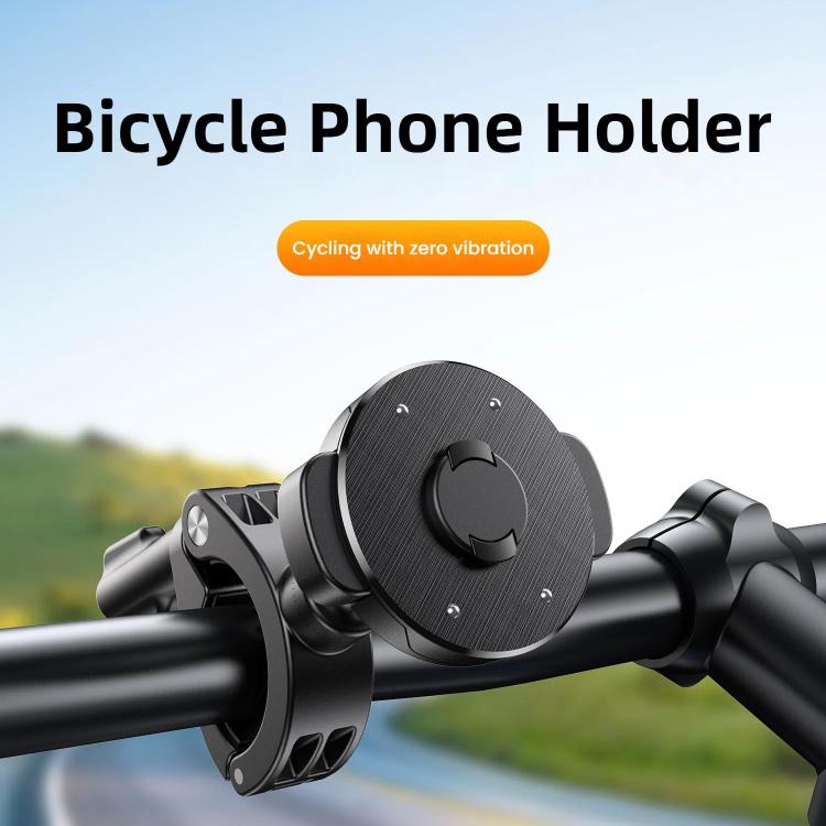 Support de téléphone à clipser pour vélo et moto avec anneau magnétique