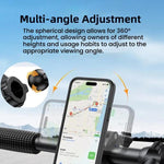Support de téléphone à clipser pour vélo et moto avec anneau magnétique