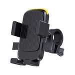 Support de téléphone pour vélo et moto avec sangle en silicone cachée, guidon, rétroviseur