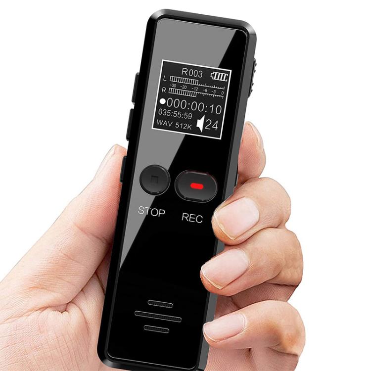 Mini enregistreur HD d'entretien avec écran LCD 0,9 pouce, lecteur MP3 rechargeable USB, 8 Go, 16 Go, 32 Go, 64 Go