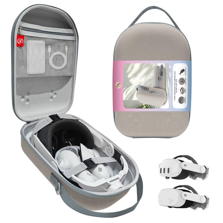 Pour casque VR Meta Quest 3S / 3, sac de rangement JYS