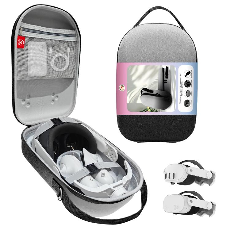 Pour casque VR Meta Quest 3S / 3, sac de rangement JYS
