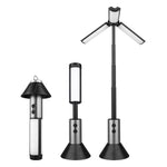 Lanterne de camping rétractable Lampe torche rechargeable Hauteur réglable de 25,2 à 51,8 cm