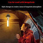 Lanterne de camping rétractable Lampe torche rechargeable Hauteur réglable de 25,2 à 51,8 cm