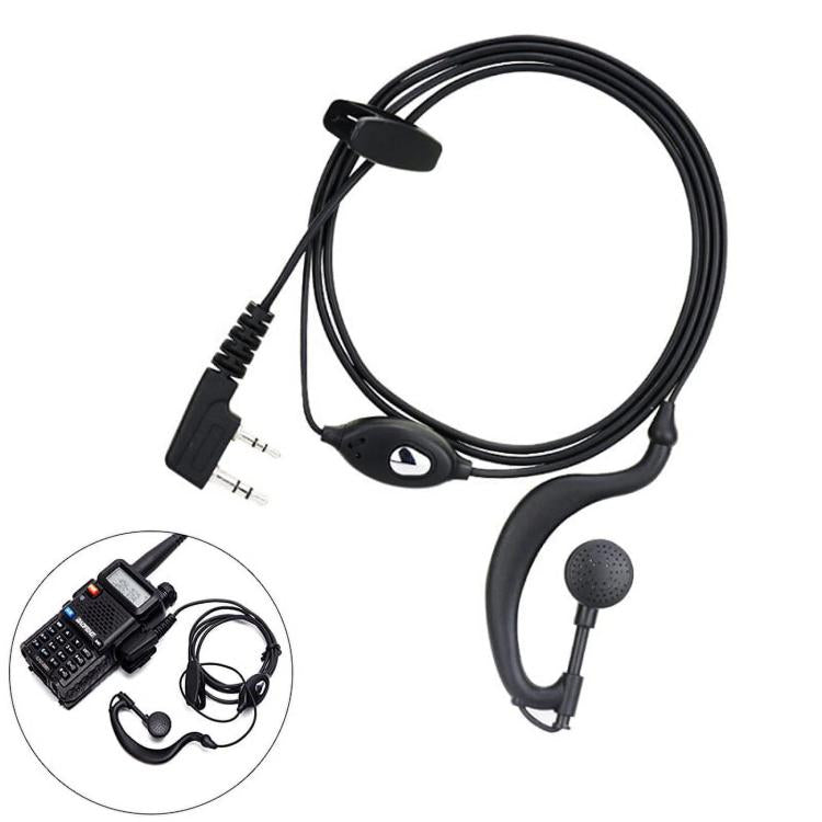 Pour casque durable intra-auriculaire intercom talkie-walkie BAOFENG