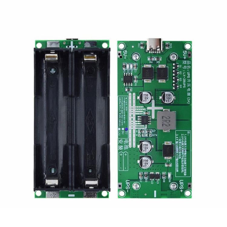 Module de charge boost batterie lithium UPS18650 haute puissance 15W 3A, 5V, 9V, 12V