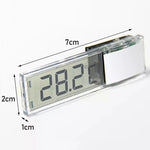 Thermomètre numérique sans fil LK-50 pour aquarium, écran LCD externe transparent, thermomètre électronique de température de l'eau