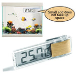 Thermomètre numérique sans fil LK-50 pour aquarium, écran LCD externe transparent, thermomètre électronique de température de l'eau