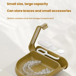 Boîte de Rangement Portable pour Appareils Orthodontiques Invisibles pour Enfants