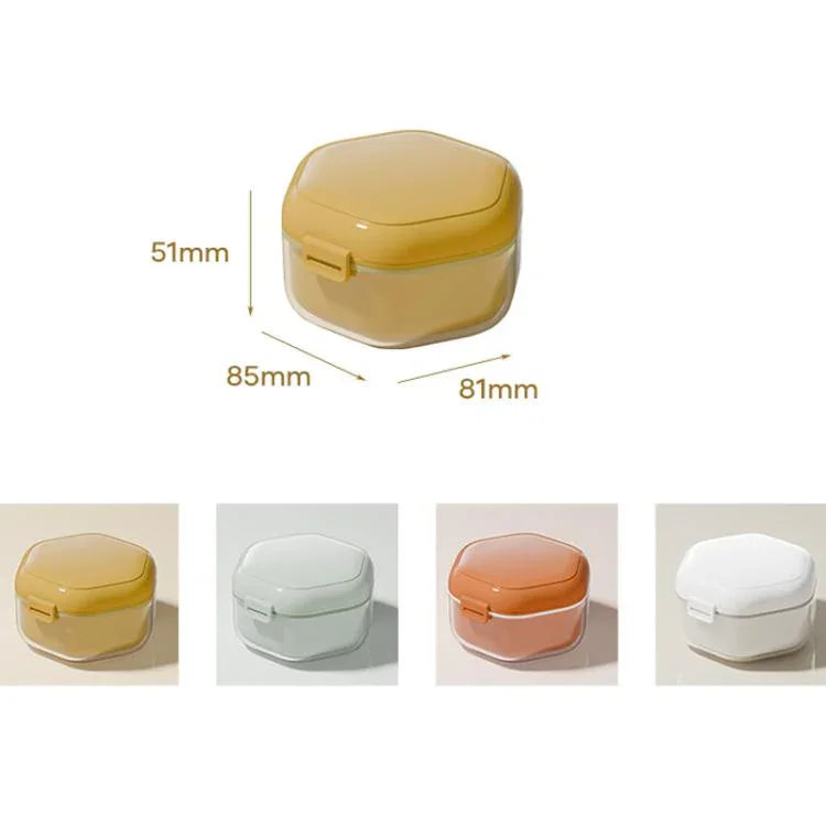 Boîte pour appareils orthodontiques invisibles Organisateur portable pour appareil dentaire Boîte de rangement pour appareils orthodontiques
