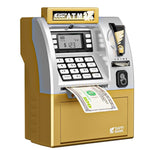 Distributeur automatique de billets simulé (DAB) Machine de mot de passe intelligente Carte de balayage Enfants Tirelire