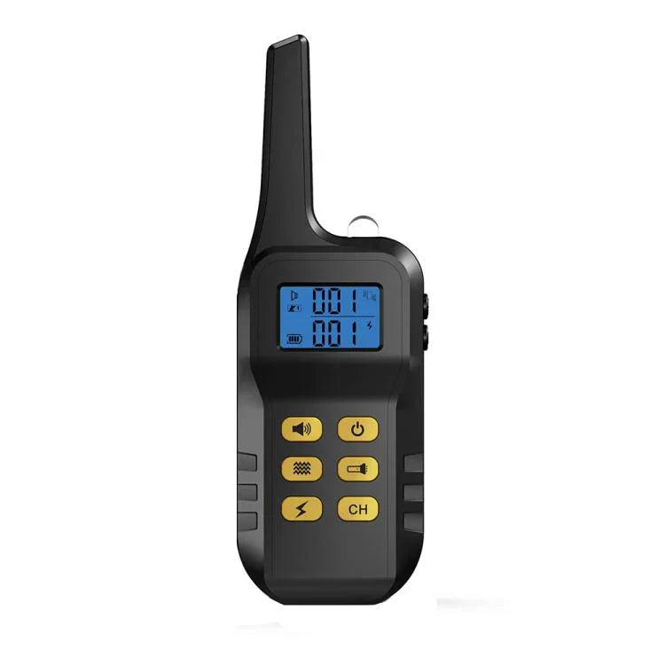 T720 1000m Pet Intelligent Electric Shock Remote Control Dog Training Device, Yellow Remote, Red Remote