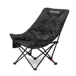 Chaise de camping pliante Naturehike avec dossier haut et assise en forme de lune