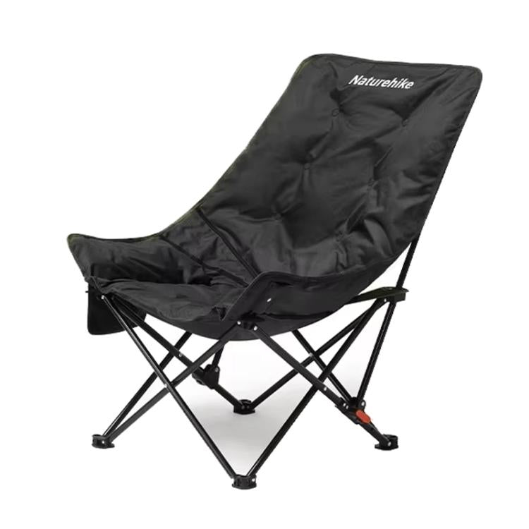 Chaise de camping pliante Naturehike avec dossier haut et assise en forme de lune