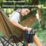 Chaise de camping pliante Naturehike avec dossier haut et assise en forme de lune