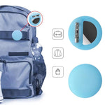 Pour AirTag 2e génération / AirTag 1re génération Housse ronde en silicone avec épingles de sûreté dissimulées à l'intérieur des vêtements et chaussures