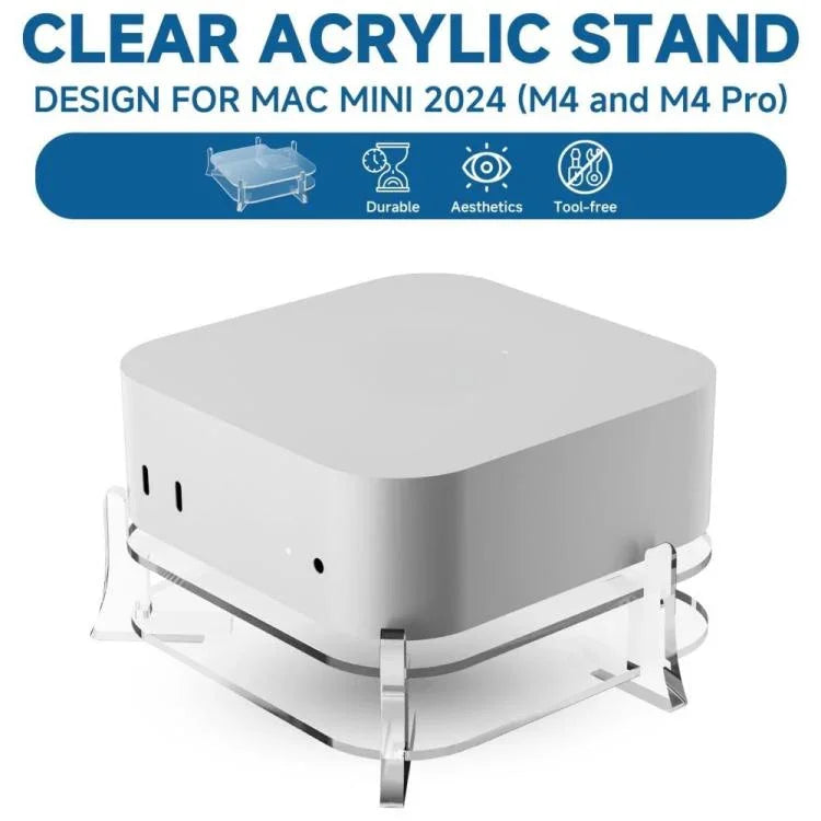 Support de rangement en acrylique pour Mac Mini M4, pour Mac Mini M4