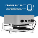 Support de rangement en acrylique pour Mac Mini M4, pour Mac Mini M4