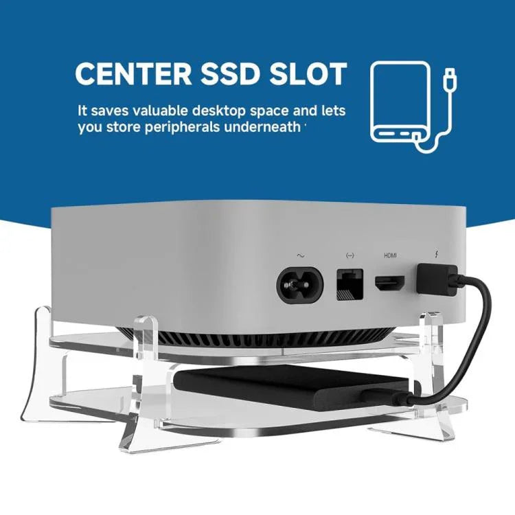 Support de rangement en acrylique pour Mac Mini M4, pour Mac Mini M4