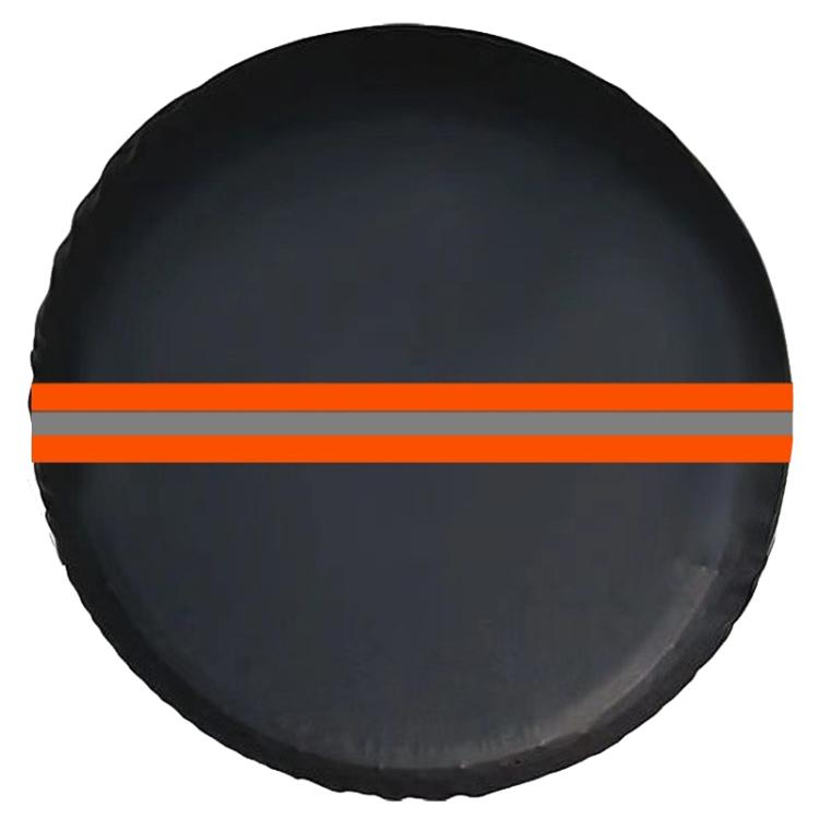 Thickened Imitation Leather Car Tire Protector Spare Tire Cover With Reflective Stripes, 14inch, 15inch, 16inch, 17inch