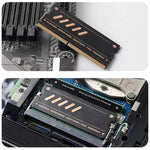 2 pcs/paquet Radiateur JEYI en cuivre pur et graphène pour ordinateur portable DDR5 DDR4 DDR3