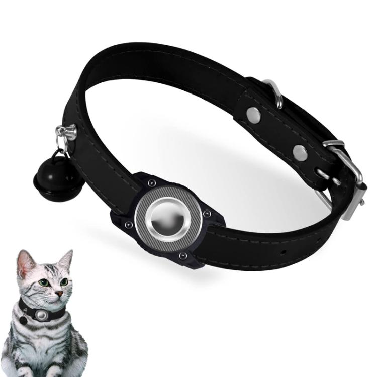 Pour AirTag 2e génération / AirTag 1re génération Étui de protection étanche pour traqueur, collier en cuir pour animaux de compagnie, collier anti-perte pour chat