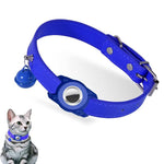 Pour AirTag 2e génération / AirTag 1re génération Étui de protection étanche pour traqueur, collier en cuir pour animaux de compagnie, collier anti-perte pour chat