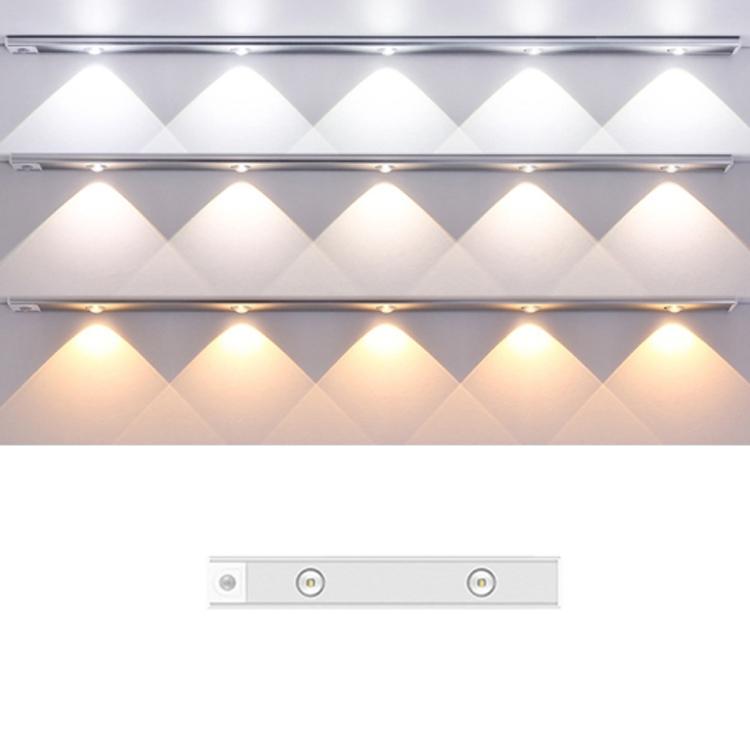 Barre lumineuse rechargeable à détecteur de mouvement pour armoire, avec télécommande, 20cm, 30cm, 40cm, 60cm, 80cm