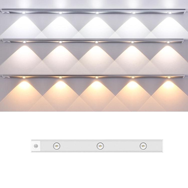 Barre lumineuse rechargeable à détecteur de mouvement pour armoire, avec télécommande, 20cm, 30cm, 40cm, 60cm, 80cm