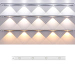 Barre lumineuse rechargeable à détecteur de mouvement pour armoire, avec télécommande, 20cm, 30cm, 40cm, 60cm, 80cm